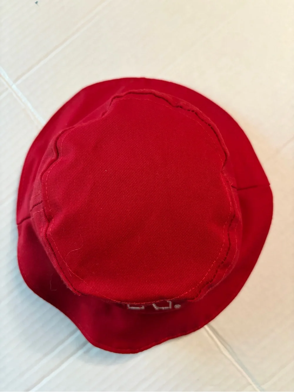Vtg 90s Nebraska Huskers Toddler Bucket Hat Made in USA Red 18